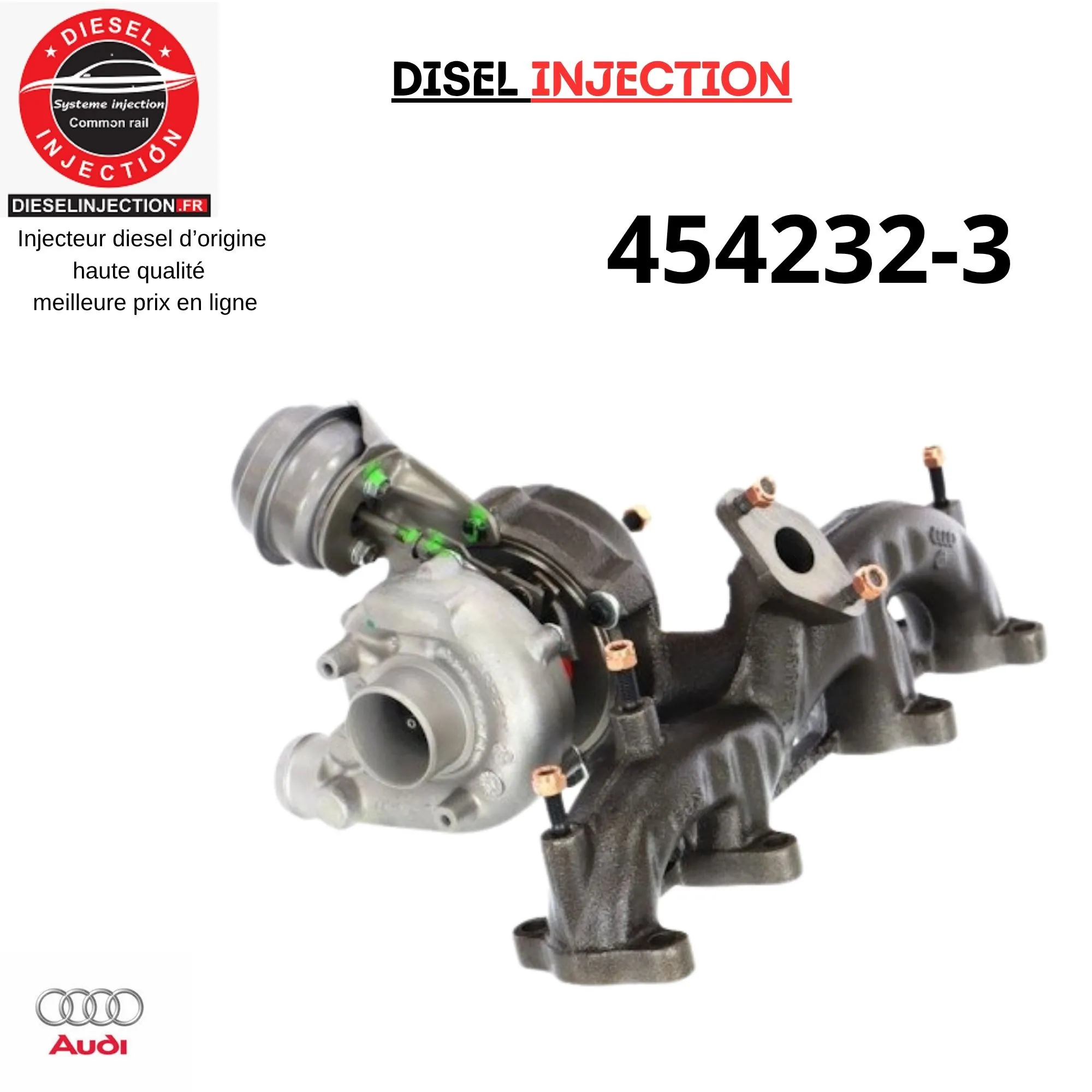 Turbo chartger 454232-3 AUDI A3 (8L1) 1.9 TDI 100 cv 768329-5003S454232-3 768329-5003S 038253019AV