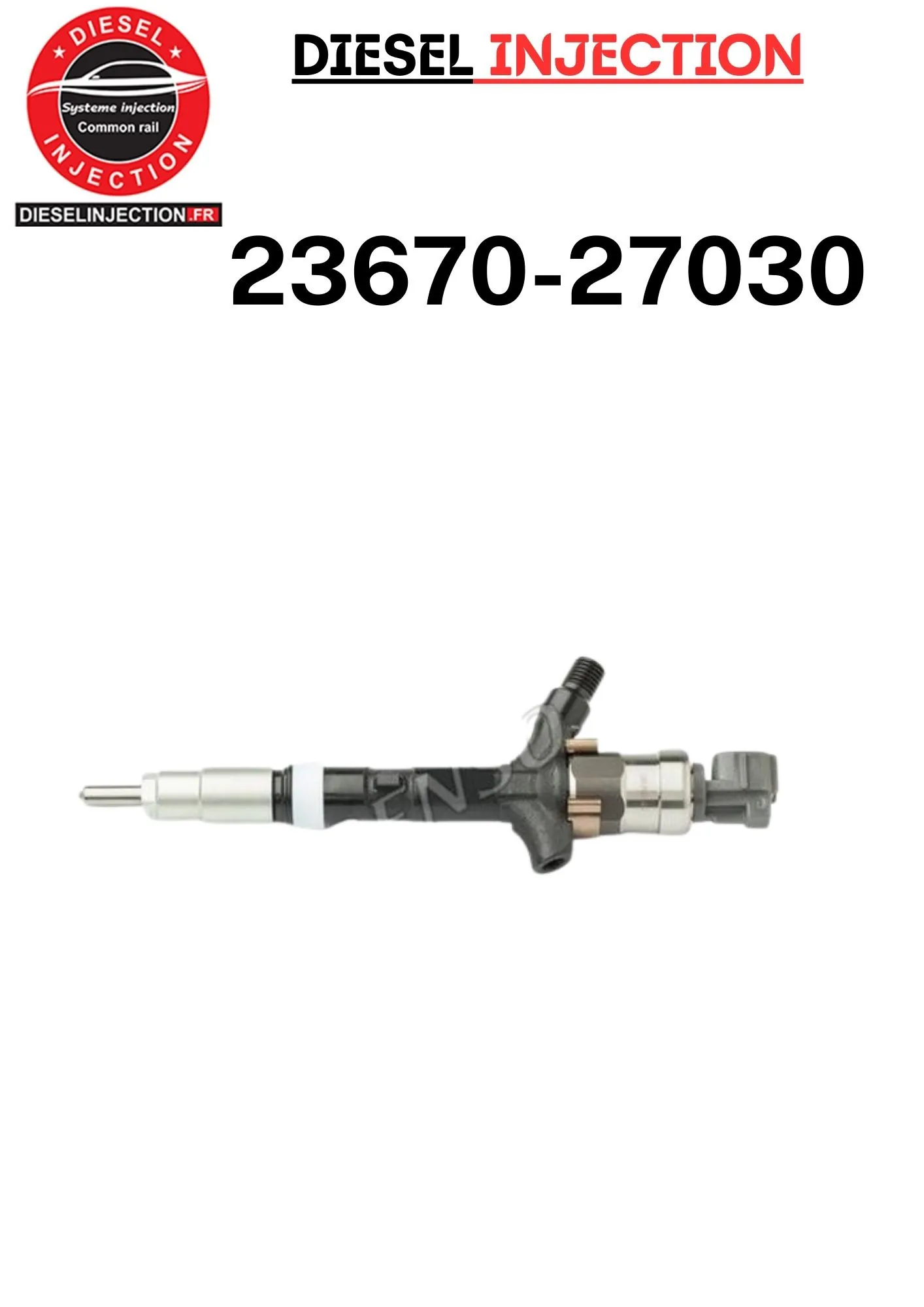 Injecteur Denso 23670-27030 Toyota 2.0 D4-D23670-27030