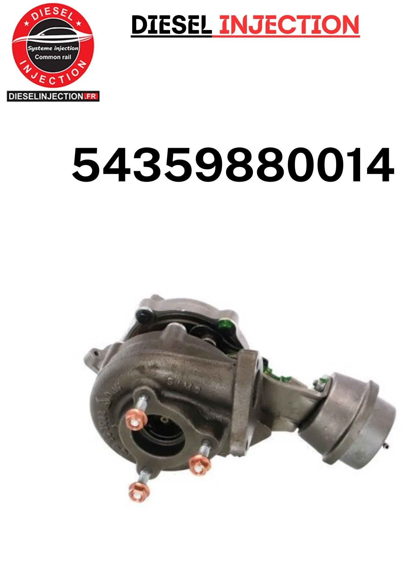 Turbo 54359880014 Fiat Doblo 1.3 MJTD 84, 90 cv54359880014