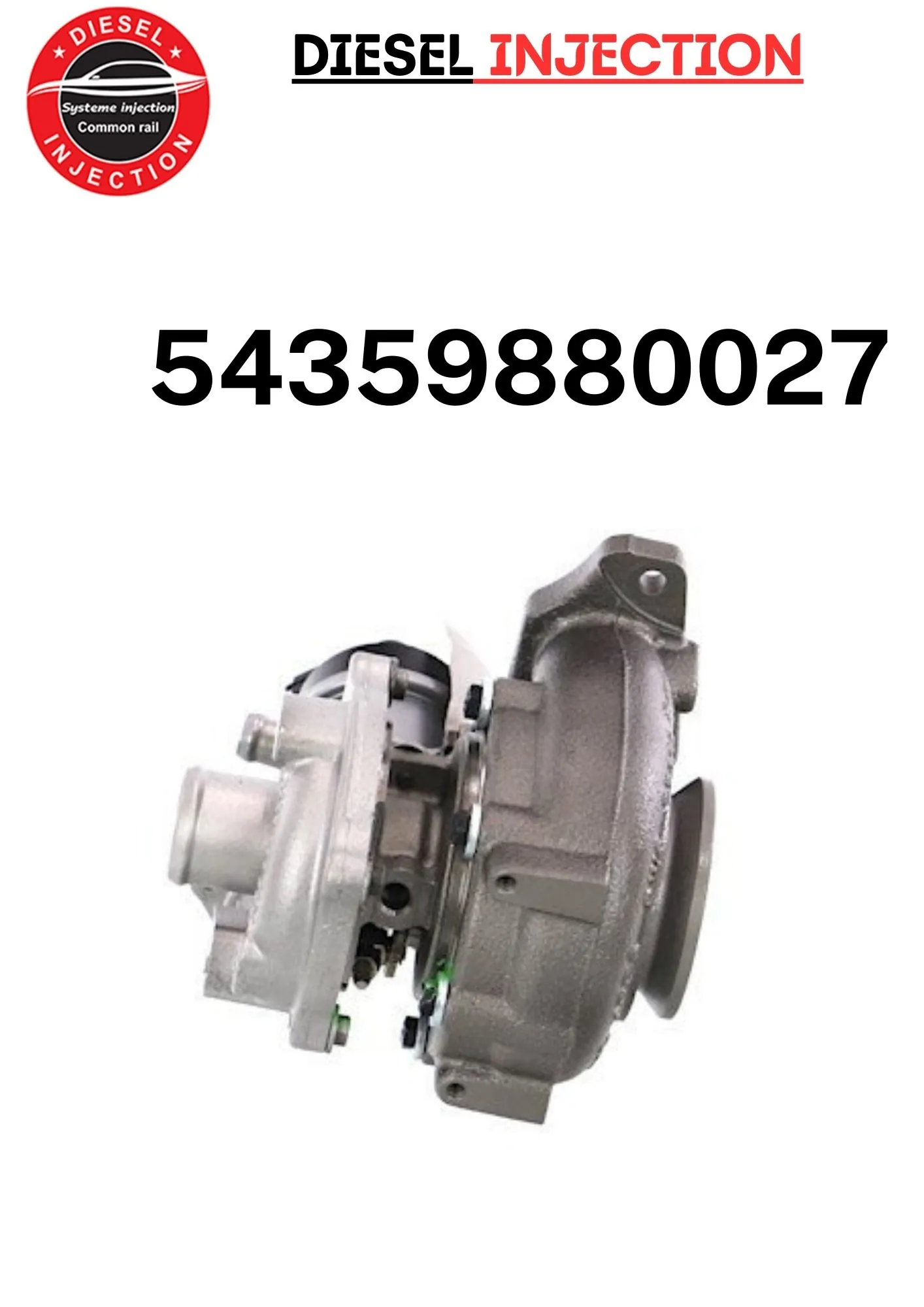Turbo 54359880027 FIAT FIORINO 1.3 D Multijet 95 CV54359880027 -55212341-95516200
