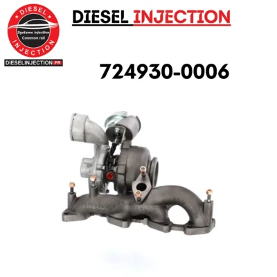 Turbo charger 724930-0006 neuf jrhon Audi A3 2.0TDI (8P/PA) 140HP BILLET724930-0006